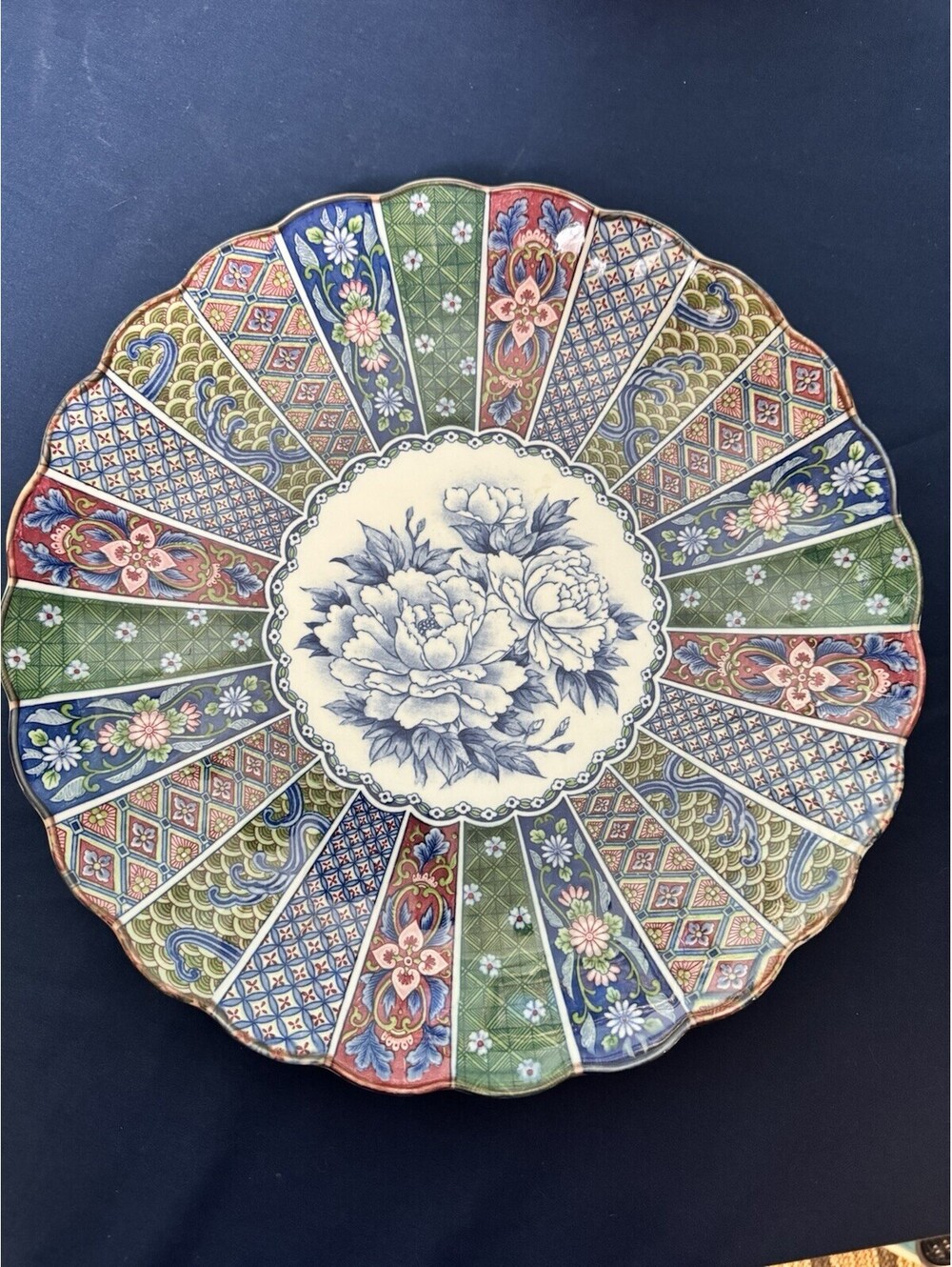Antique Japanese Imari Arita Meiji Edo Era Porcelain Plate Handpainted 19th Cent
